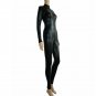 Plus Size XL-4XL Classic Fetish Catsuit Sexy Long sleeve PVC Jumpsuit
