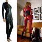 Plus Size XL-4XL Classic Fetish Catsuit Sexy Long sleeve PVC Jumpsuit