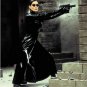 Movie The Matrix Prop Suit Black Windbreak Unisex Wind Coat Cosplay Costumes