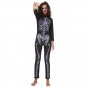 Halloween Melbourne Zombie Festival Skeleton Catsuit Horror Cosplay Bloodsucker Costumes Jumpsuit