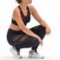 Plus Size Fitness Pants High Waist Sports Leggings for Women Mesh Patchwork Tights