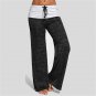 Casual Loose Dance Leggings Wide Leg High Waist Stitching Pilates Leggings Yoga Pants
