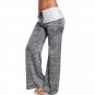 Casual Loose Dance Leggings Wide Leg High Waist Stitching Pilates Leggings Yoga Pants