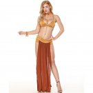 Arabian Long Dress Cosplay Skirt Ladies Sexy Lingerie Set Halloween Ball Queen Costume