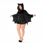 Plus Size Halloween Cosplay Outfit Black Bat Vampire Costume Women's Game Uniform Stage Wear