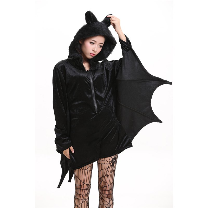 Evil Demon Costume Plus Size Carnival Role Playing Halloween Bat Fancy ...
