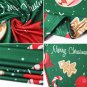 Merry Christmas Green Pine Printing Maxi Dresses Xmas Casual Streetwear