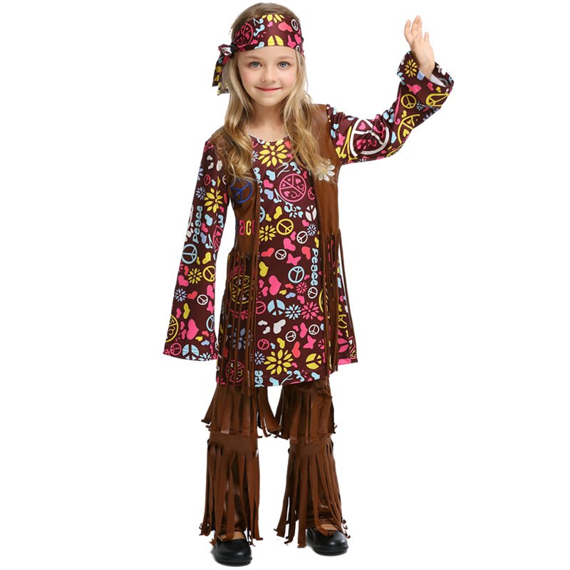 Indian Savage Indigenous Tribe Costumes Children Halloween Party ...