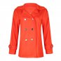 Winter Woolen Coat Autumn Double-breasted Streetwear Fashion Wool Blend Jacket for Women