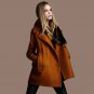Plus Size Fashion Wool Blend Jacket for Women Winter Woolen Coat Autumn Pockets Streetwear