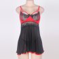 Plus Size XL-6XL Sexy Mesh Lingerie Valentine Day Push Up Bras Short Nightgowns