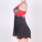 Plus Size XL-6XL Sexy Mesh Lingerie Valentine Day Push Up Bras Short Nightgowns