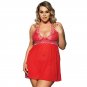 Female Sexy Lingerie Plus Size 5XL Valentine Underwear Transparent Nightgowns