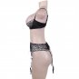 Valentine Day Open Cup Bra Sets Women Plus Size Sexy Lace Bikini Lingerie Erotic Pajama