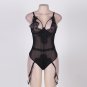 Red Valentine Day Bodysuit Backless Fetish Onesies Slim Erotic Lingerie Sleeveless Plus Size Teddies