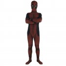 Men Deadpool Costumes Adult Superhero Movie Deadpool Cosplay Jumpsuit Kid without Accessories