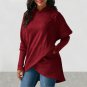 6 Colors Winter Long Sleeve Sweatshirts Fashion Autumn Hoodies Fleece Irregular Hooded Sweater