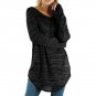 Plus Size 2XL Casual T-shirt Women Winter Crew Neck Blouse Long Sleeve Streetwear