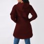 Fleece Irregular Hooded Sweater Letter Print Winter Long Sleeve Sweatshirts Fashion Autumn Hoodies