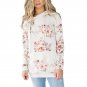 Floral Print Winter Hoodies Long Sleeve Sweater Fashion Autumn Hooded Sweatshirts