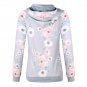 10 designs Irregular Neck Hip Pop Streetwear Floral Print Spring Blouses Autumn Casual Hoodies