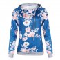10 designs Irregular Neck Hip Pop Streetwear Floral Print Spring Blouses Autumn Casual Hoodies