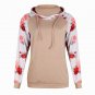 Floral Printed Casual Winter Sweatshirts Fashion Hoodies Fall Pocket Long Sleeve Hooded Tops