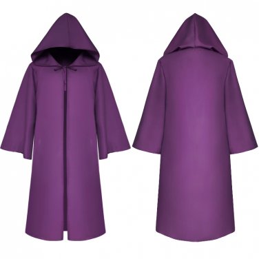 Child Halloween Theme Azrael Costume Kid Death Cloak Monk Medieval Mantle