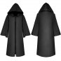 Child Halloween Theme Azrael Costume Kid Death Cloak Monk Medieval Mantle