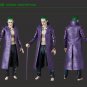 Movie Suicide Squad Leather Jacket The Joker Wear Jared Leto Cosplay Windbreaker PU Wind Coat