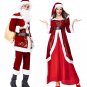 Spun Velvet Christmas His-and-hers Clothes Santa Claus Party Cosplay Costume Lover Clothing