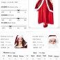 Santa Claus Party Cosplay Costume Lover Clothes Spun Velvet Christmas His-and-hers Clothing