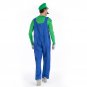 Super Bros Costume Carnival Game Party Outfits Overalls Cartoon Cosplay Uniform