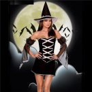 Carnival Evil Fancy Dress Halloween Uniform Witch Cosplay Costumes Gothic Beauties Outfits