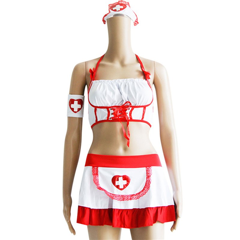 Halloween Nurse Cosplay Costume Female Doctor Fancy Dress Ourfits Sexy Nurse Costumes