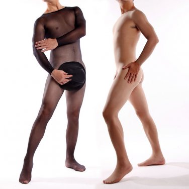 Male Sexy Bodystockings Men Sheer Fetish Wear Transparent Gay Lingerie