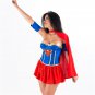 Sexy Carnival Supergirl Costume For Female Halloween Cosplay Uniform Super Hero Fancy Dress
