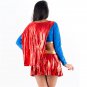 Sexy American Anime Role Supermen Cosplay Costume Super Hero Uniform for Carnival Party