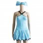 Blue Fairy Tale Uniform Night Club Cosplay Dance Girl Party Fancy Dress Carnival Sexy Maid Costume