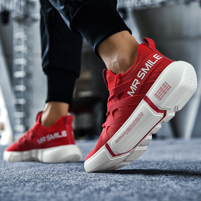 Men Sport Walking Shoes Breathable Casual Sneakers Male Ultra Lightweight Anti-Slippery Street Shoes