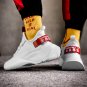 Hot In Ins Men's Athletic Shoes Faux Leather Sneakers Ultra Lightweight Walking Trainers