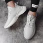 Men Leisure Rugged Shoes Outdoor Sneaker Male Leather Anti-Slippery Hiking Walking Trainers