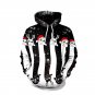 Women Cartoon Lapel Neck Xmas Hoodies Lady Fashion Christmas Winter Streetwear