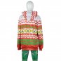 2018 Female Long Sleeve Casual Xmas Sweatshirts Women Green Cartoon Bear Christmas Hoodies