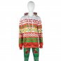 2018 Female Long Sleeve Casual Xmas Sweatshirts Women Green Cartoon Bear Christmas Hoodies