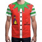 Red Xmas Santa Claus Print Male Tops Christmas Men T-Shirts Unisex Novelty Tees