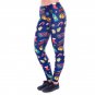 Christmas Gift Skinny Pants Casual Printing Capris Slim Leggings Chic Santa Trousers Xmas Tights