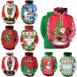 Christmas Couples Sweaters Women Casual Sweatshirts Unisex Santa Claus Digital Printing Hoodies