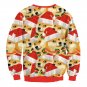 Single Dog Print Christmas Winter Hoodies Fashion Streetwear Long Sleeve Novelty Tops