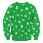 Christmas Deer Print Winter Hoodies Long Sleeve Xmas Reindeer Sweatshirts T-shirts